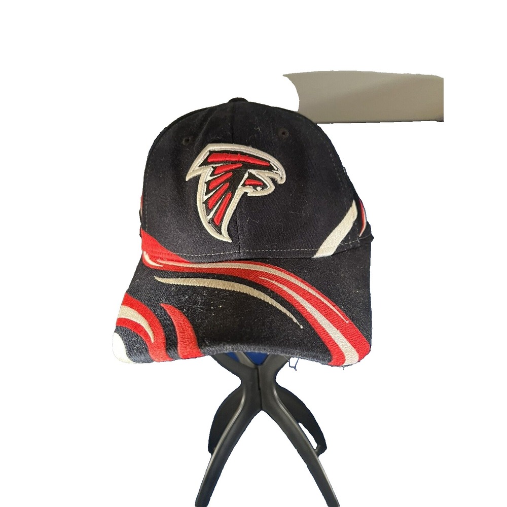 Atlanta Falcons Baseball Cap, Acylic & Spandex, red‎ Blue Silver Coloring 7 X 7